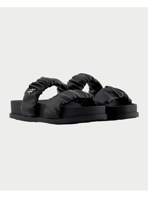 Armani Exchange Women's Sandals with Logo Band ARMANI EXCHANGE | XDP062-XV92600002